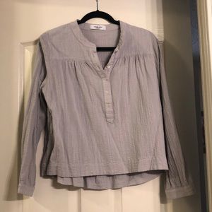Carly Jean Los Angeles Shirt. Gray size large